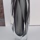 Glass vase Sommerso Murano of the 70s 21cm