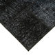 Handmade turkish overdyed 168 cm x 241 cm black patchwork carpet