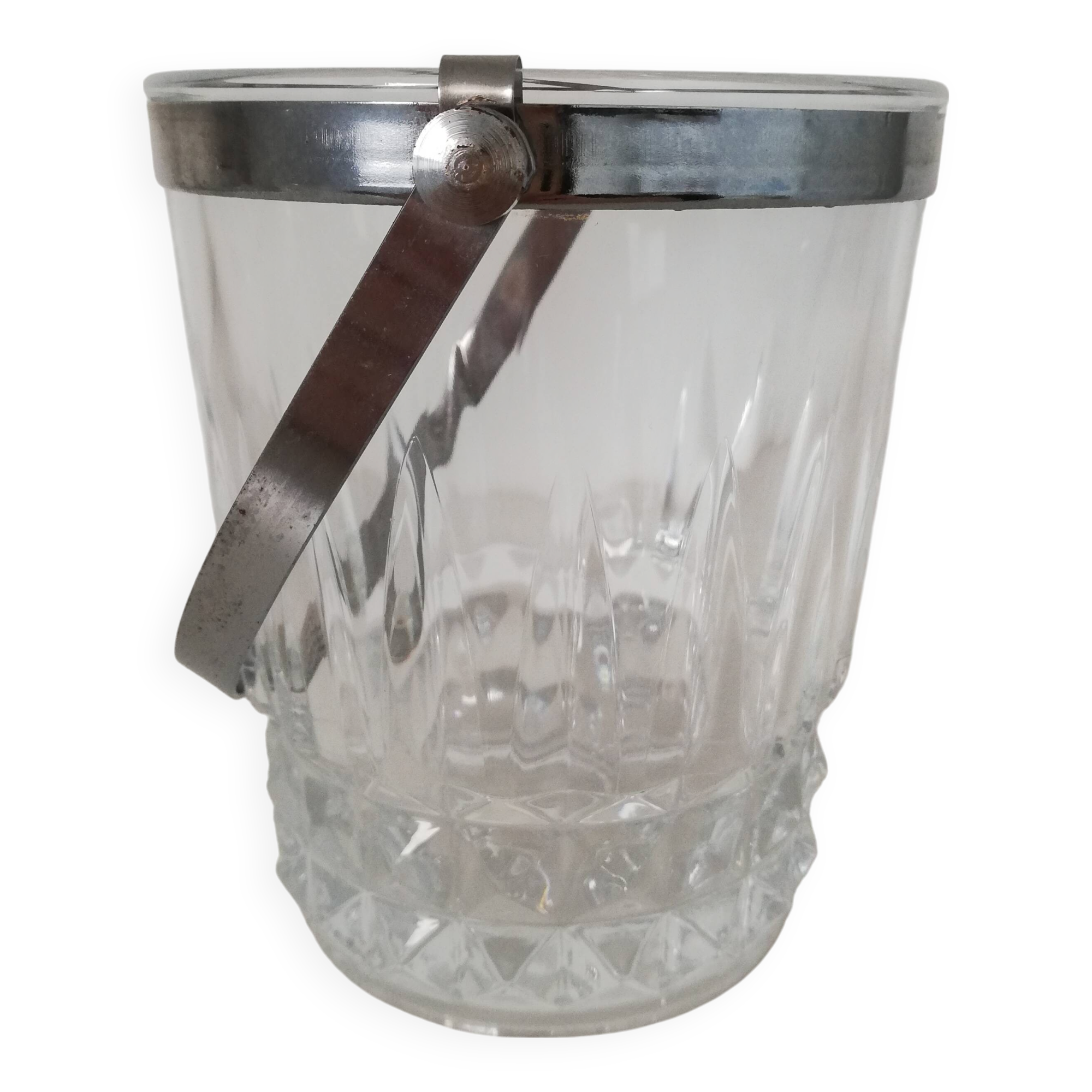 Vintage Arques crystal ice bucket