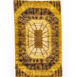 Tapis en laine de style scandinave, milieu XXème