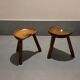 Tabourets tripodes Loul Selounet 1950
