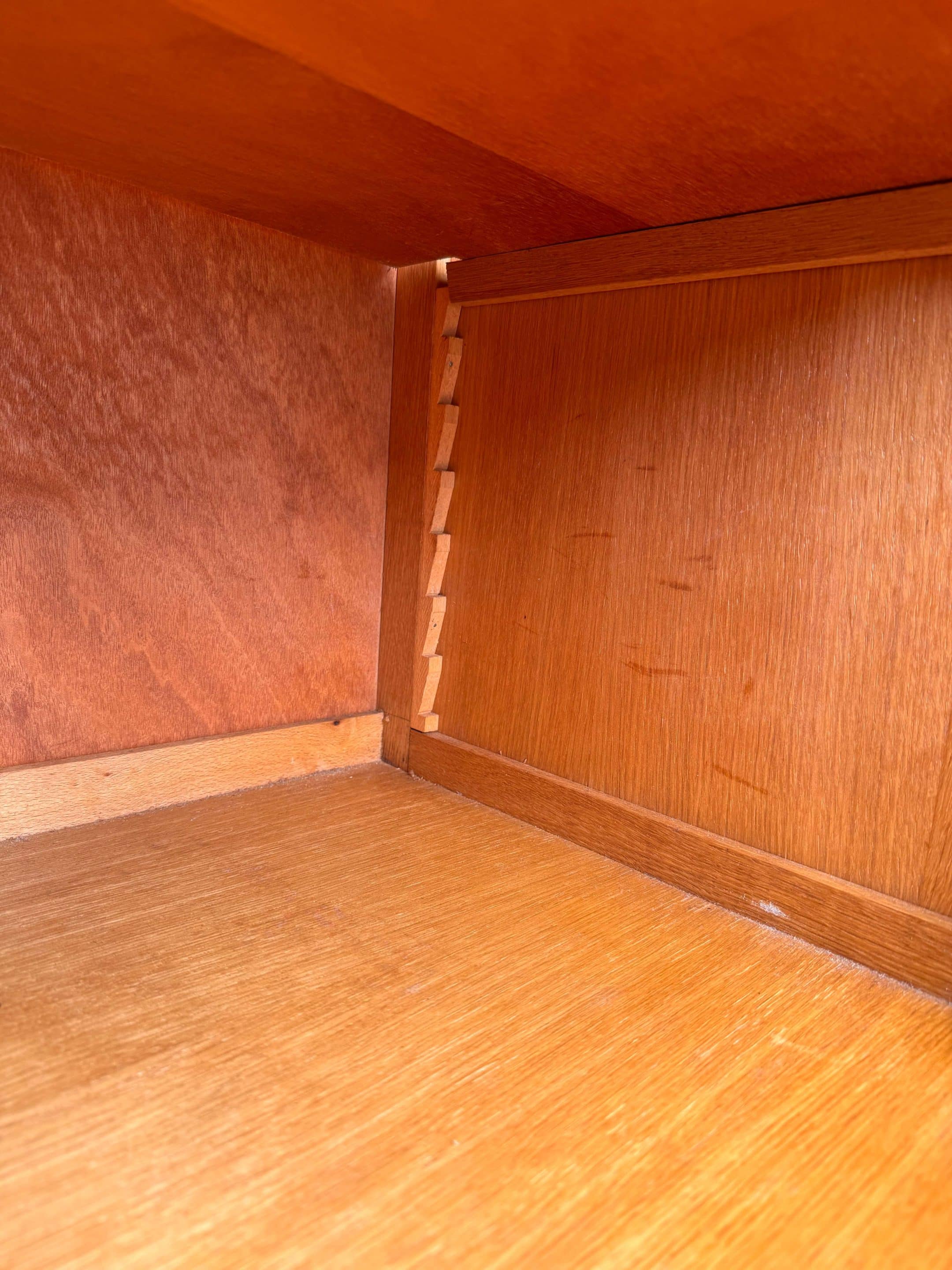 Vintage rattan sideboard