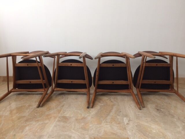 4 Scandinavian chairs 1950