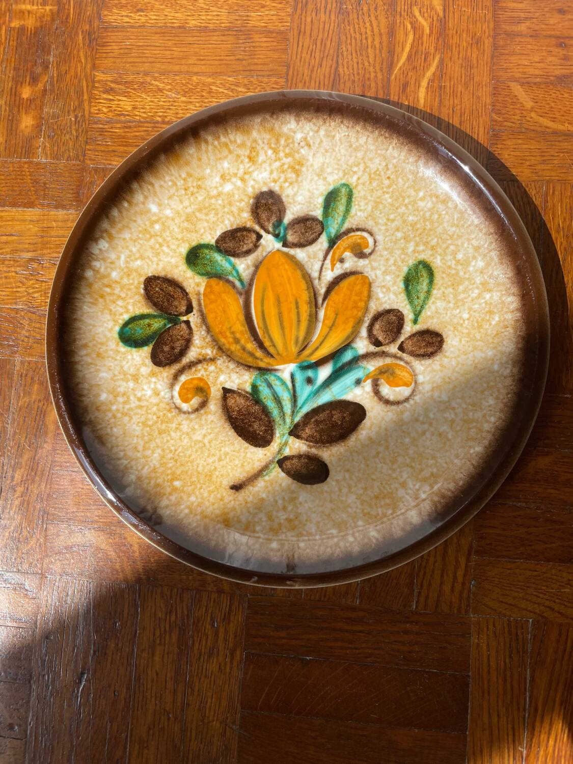 Set of 12 plates from the Boch La Louvière Corfu vintage collection