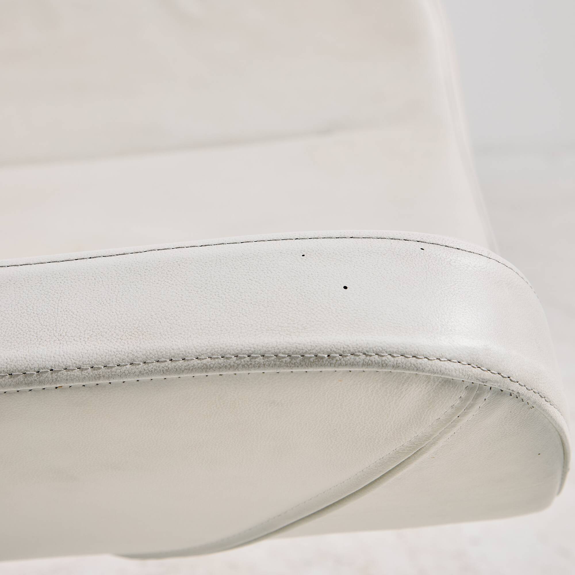 Italian leather armchair by Tonon