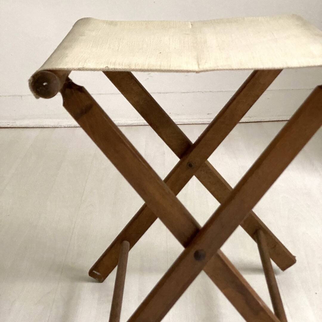 Vintage folding stool
