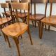 Set de 8 chaises de bistrot vernies