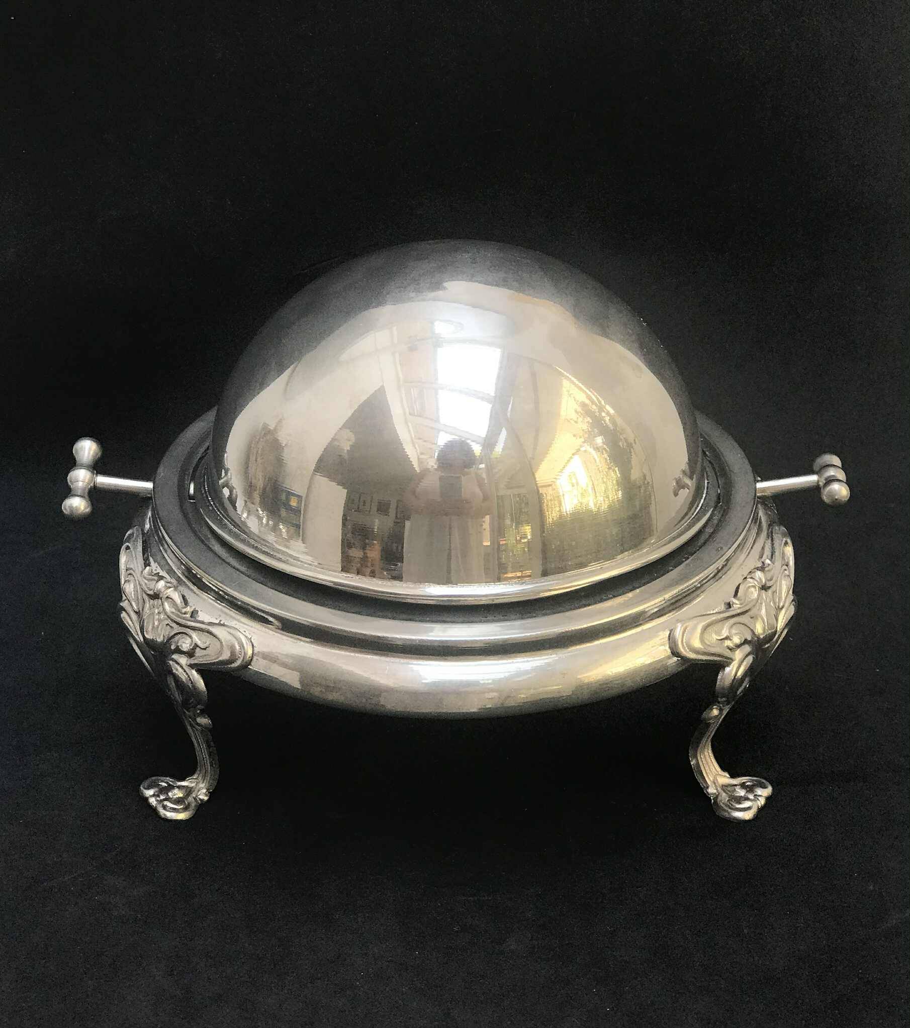 Antique butter dish or caviar holder