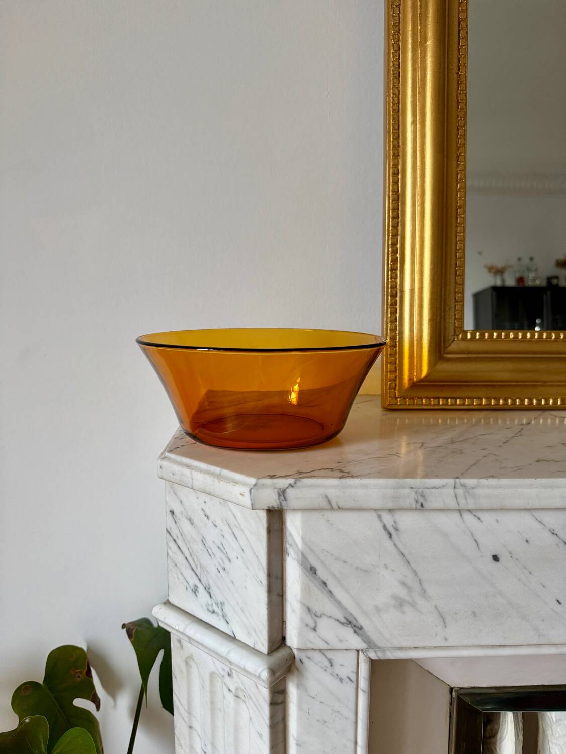 Duralex amber glass salad bowl