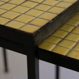 Tiled trundle tables, circa 1970