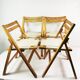 Set of folding chairs Bialskie Fabryki Mebli Biała Podlaska 1970s