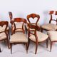 Biedermeier Chairs in Walnut, Austria, 1830s, Set of 8