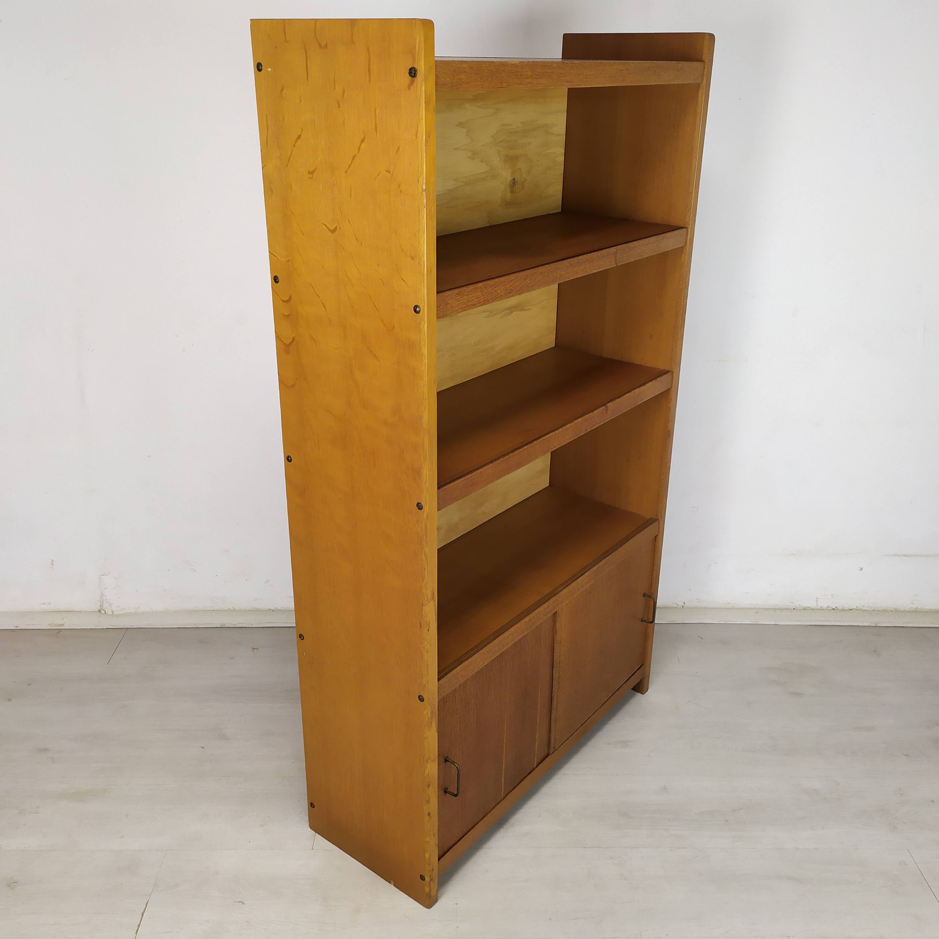 Vintage shelf sliding doors