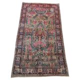 Antique Handmade Middle Eastern Kerman Rug 3.9' x 6.9' (120 cm x 211 cm), 1920s - 1L15