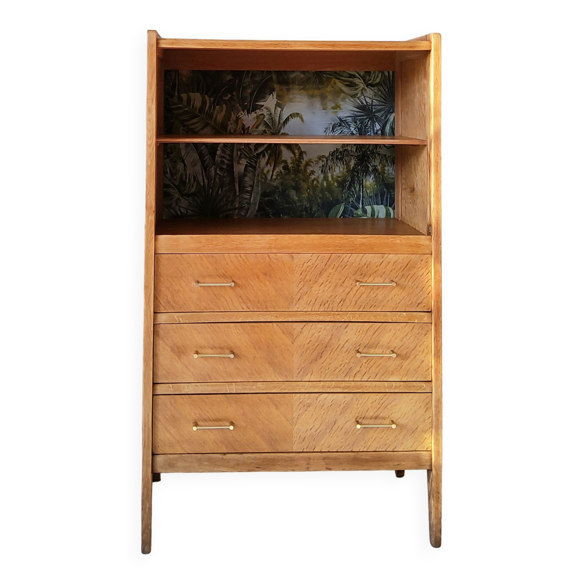 60s bookcase chest of drawers