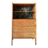 60s bookcase chest of drawers