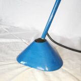 RAVEL articulated lamp, model 205 blue, Bernard Albin Gras, Clamart, France, 1932