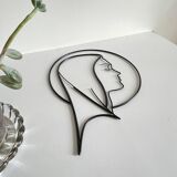 Vintage Modernist Saint Image Wall Decor