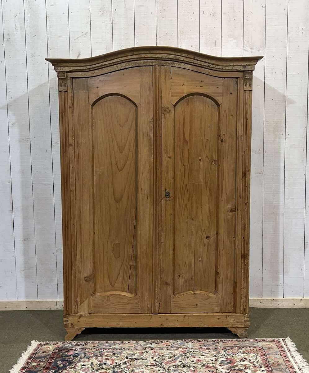 Alsatian fir wardrobe from the late 19th century - Dismantlable