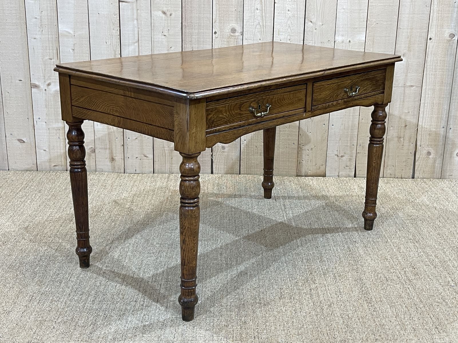 Oak desk table early twentieth century