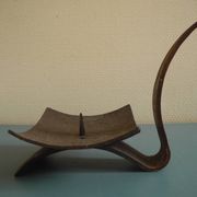 ancien chandelier bougeoir brutaliste vintage candle holder candlestick