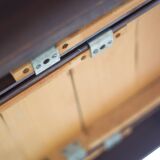 Round wooden table with 1 extension, wooden dining table, dining room table, kitchen table