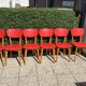 Set de 6 chaises de bistrot vintage