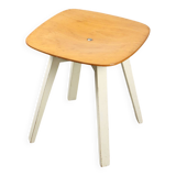 Vintage Plywood Cross-joint Stool by Niko Kralj, 1954