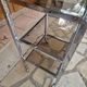 Vintage wheeled dessert table