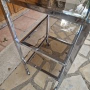 Vintage wheeled dessert table