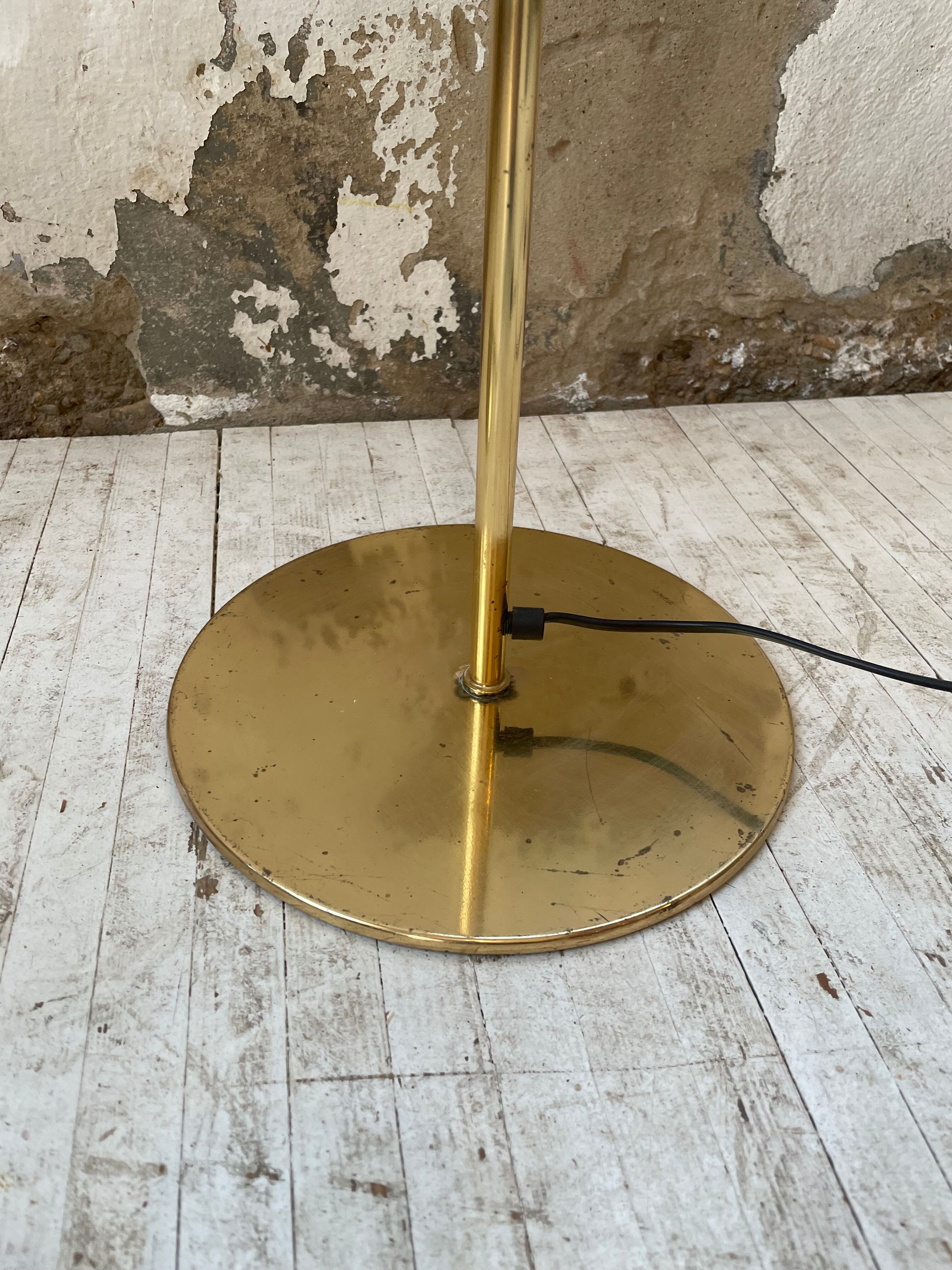 Pair of SCE floor lamps articulated brass 70s