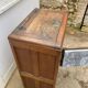 Vintage 1930s oak bar/icebox refrigerator