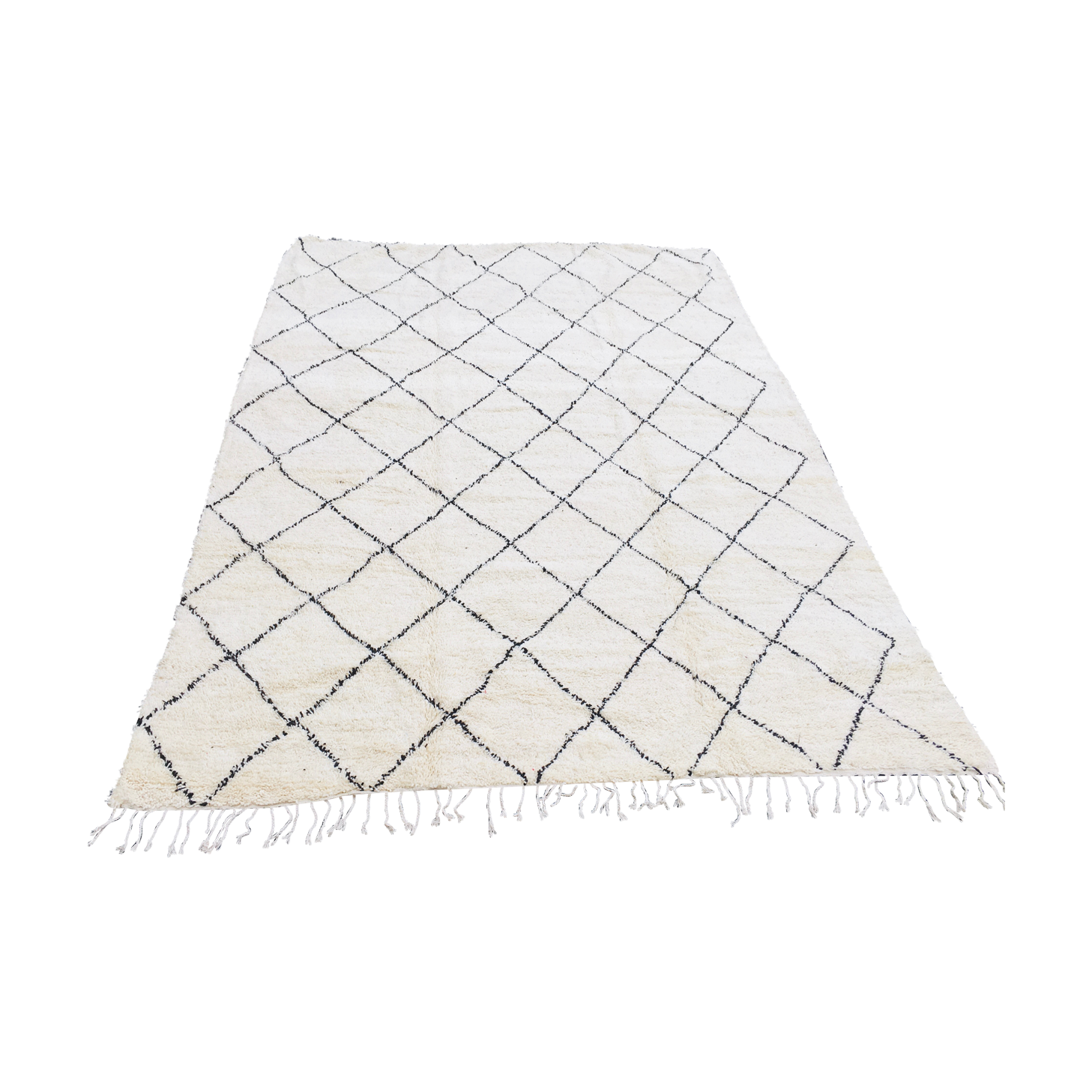 Berber carpet Beni Ouarain 4x2.5m, pure wool