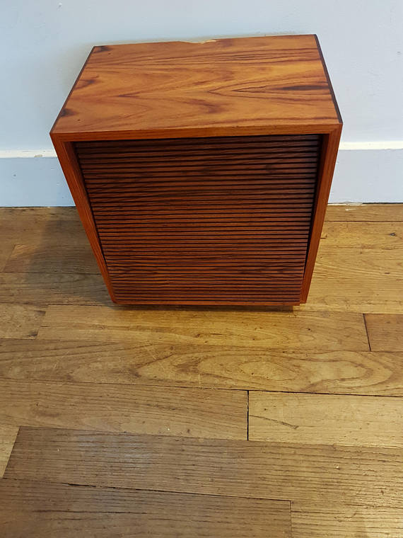 Scandinavian vintage Philips speaker rosewood