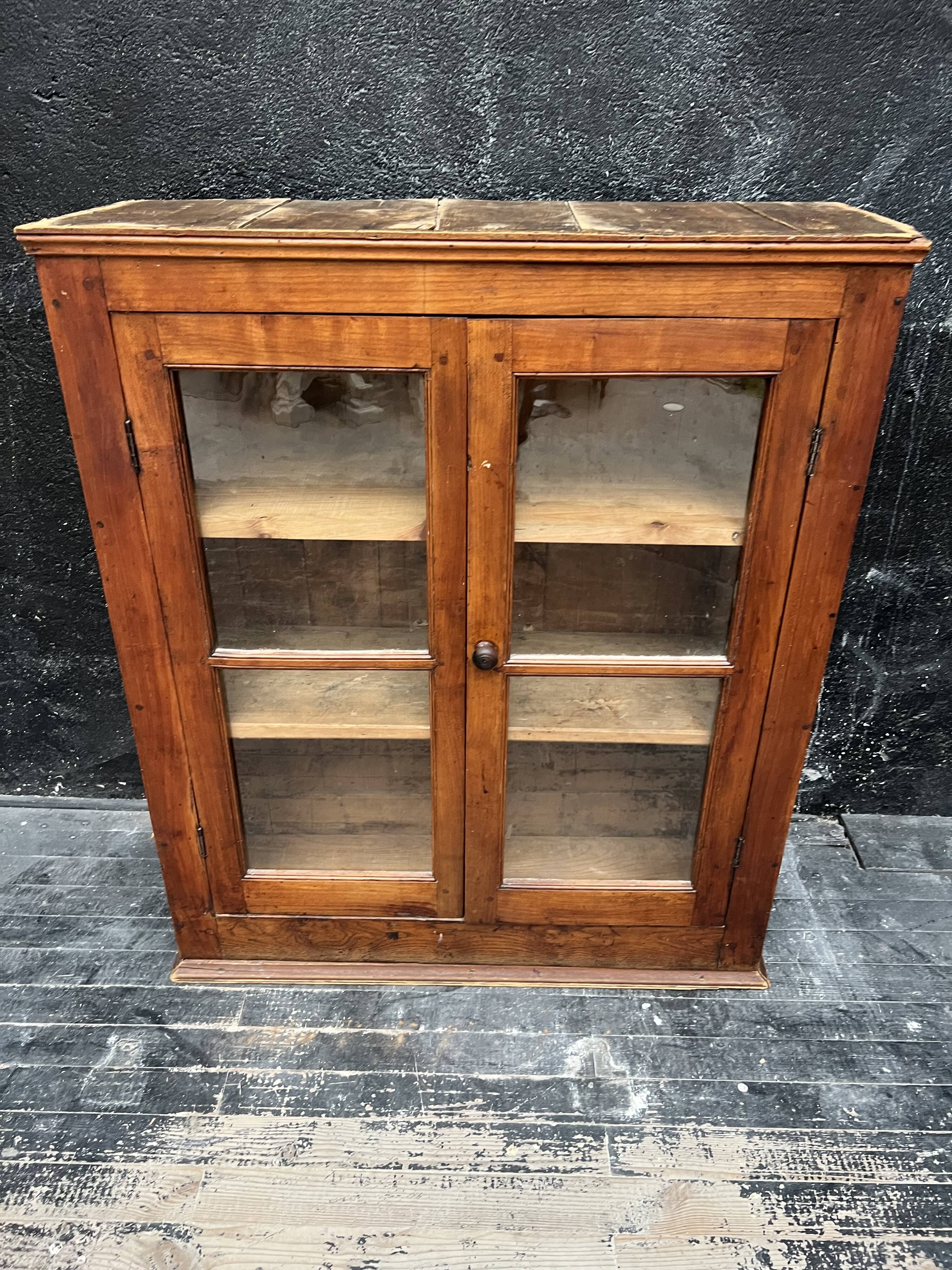 Showcase, wooden library.