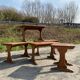 Suite de 5 tables de bistrot