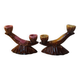 2 Vallauris Candlesticks