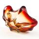 Bol Sommerso de Murano, en verre, design de F. Poli, Italie, années 1950.