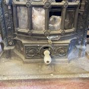 Cast iron poele emailthe brand la salamandre e l habouche model louis xvi late nineteenth
