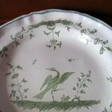 Plat faience de Moustiers XVIIIeme