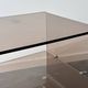 Smoked plexiglass side table, Michel Dumas for Roche Bobois, year