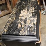 Black marble buffet