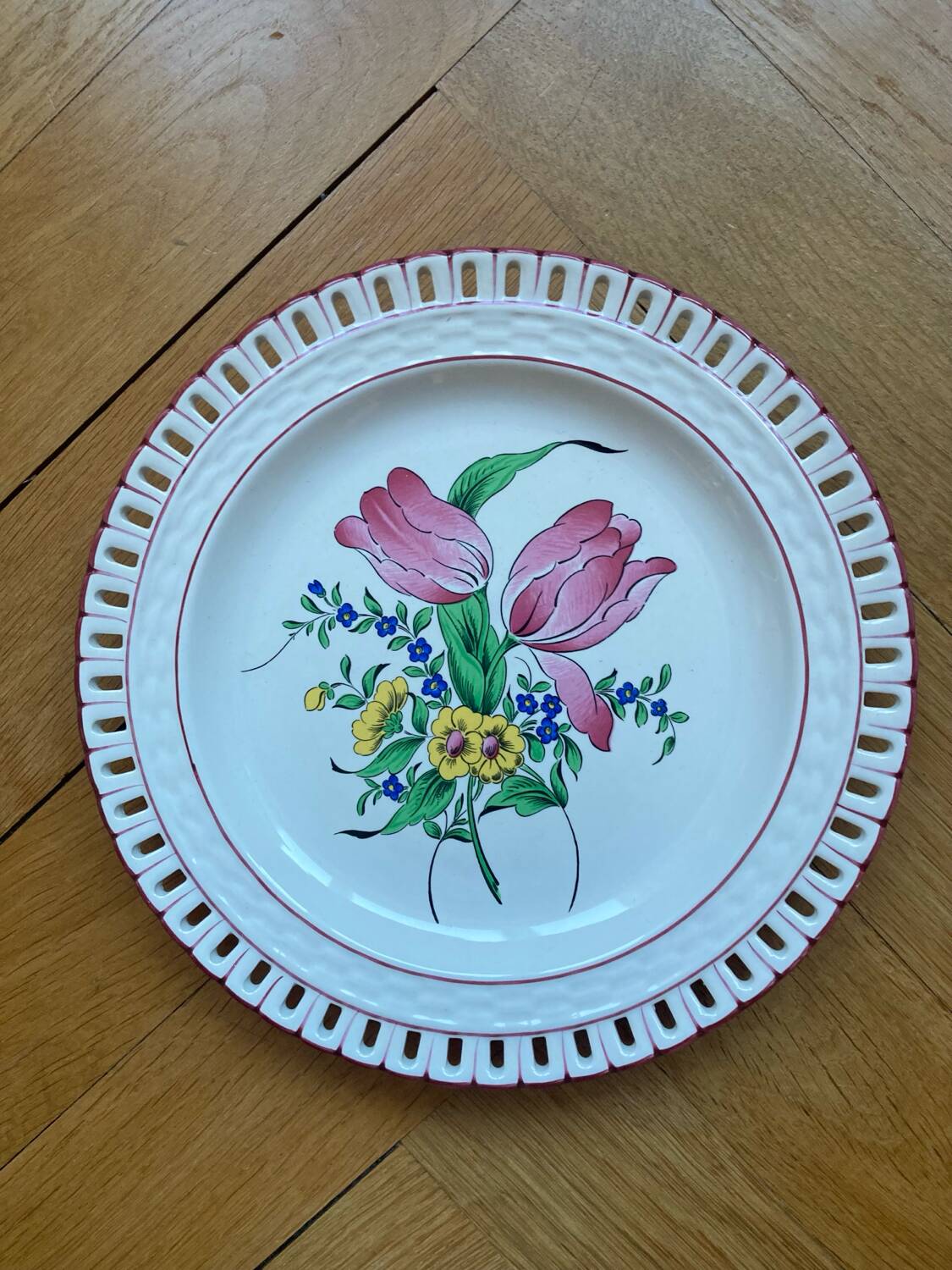 Plate dish Reverbere Luneville KG