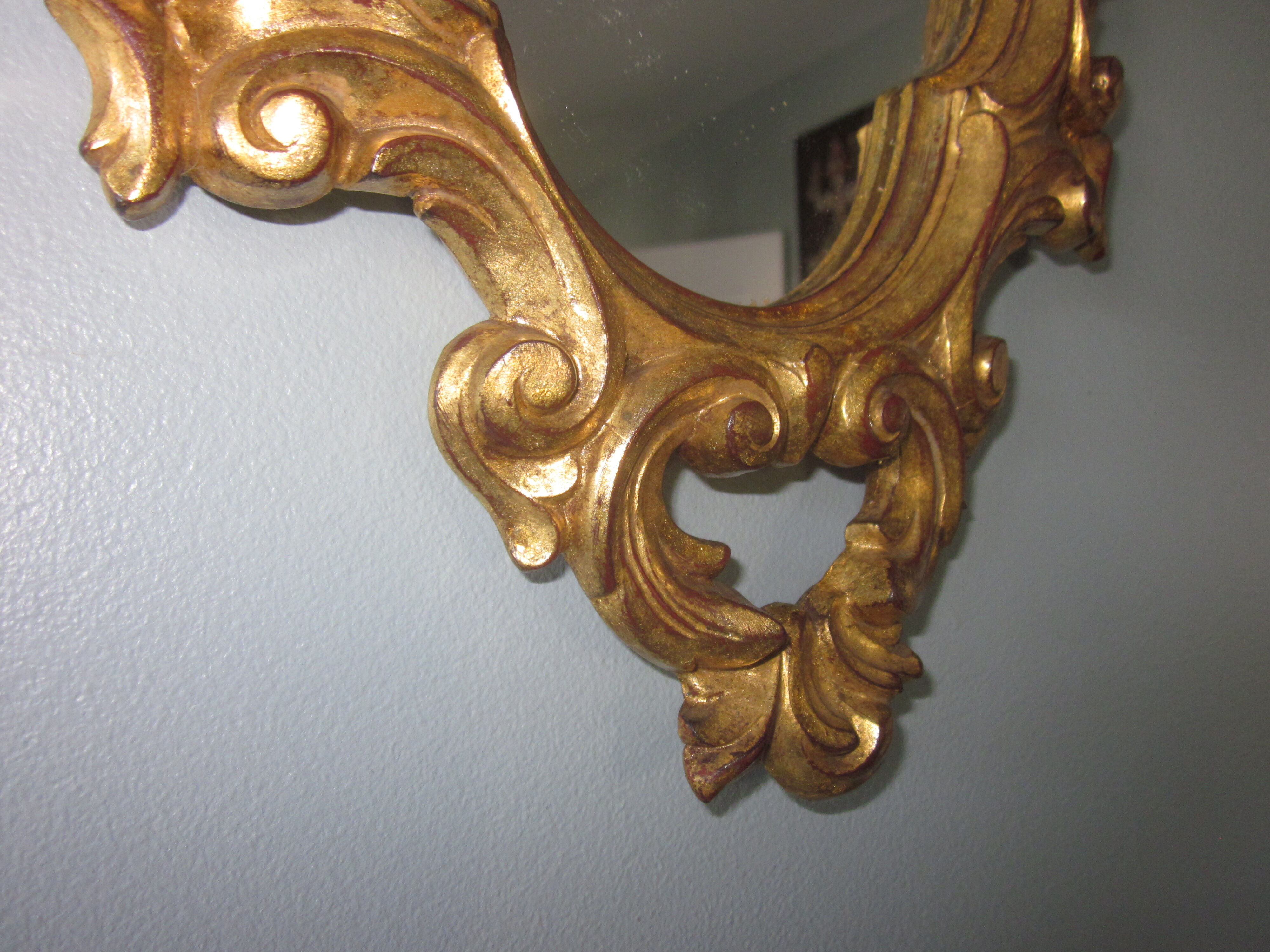 Mirror gilded