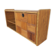Vintage 70s rattan wall shelf