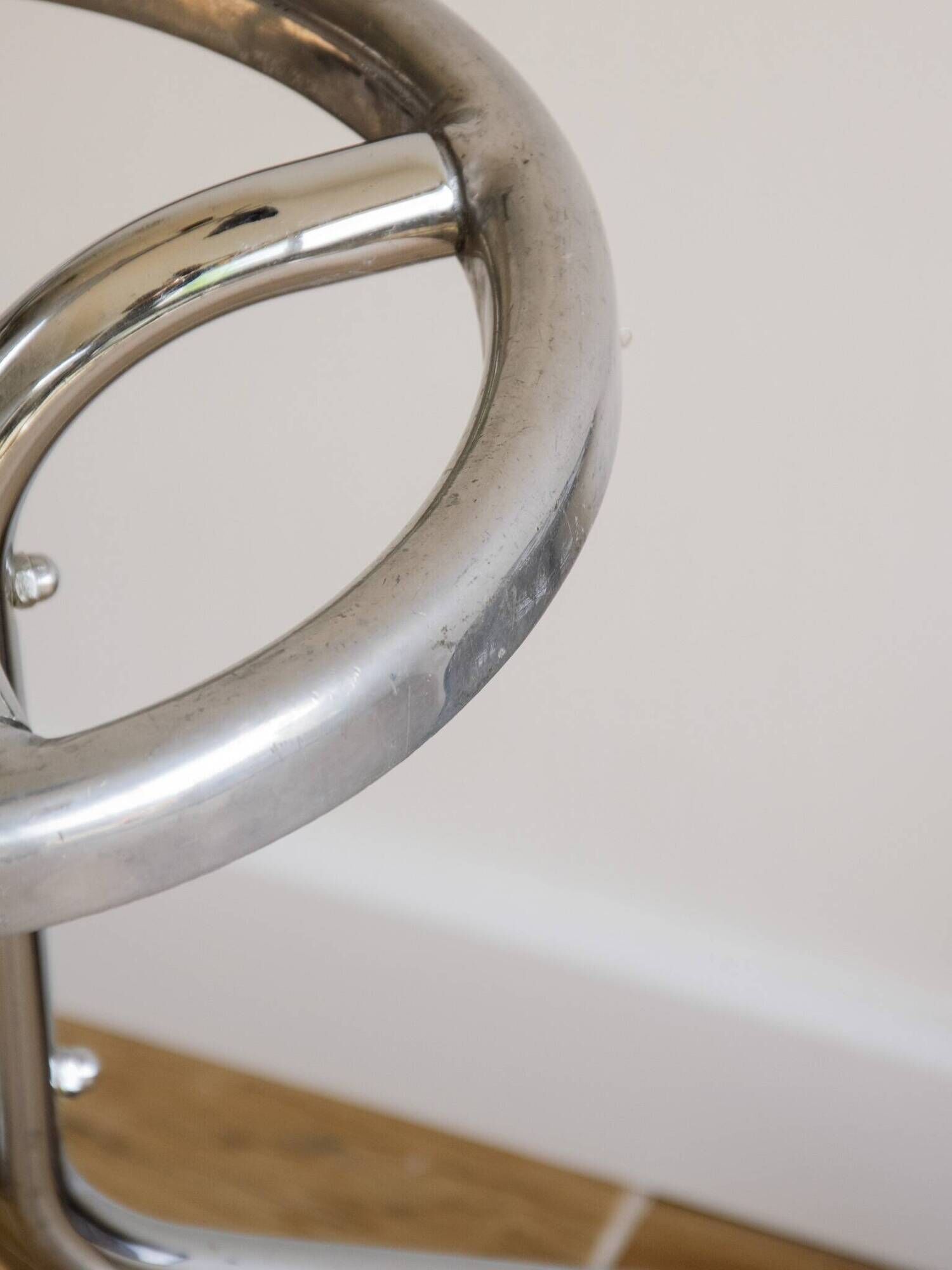 Vintage chrome coat rack