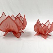 Ensemble de lampes suspendues en tissu Lotus