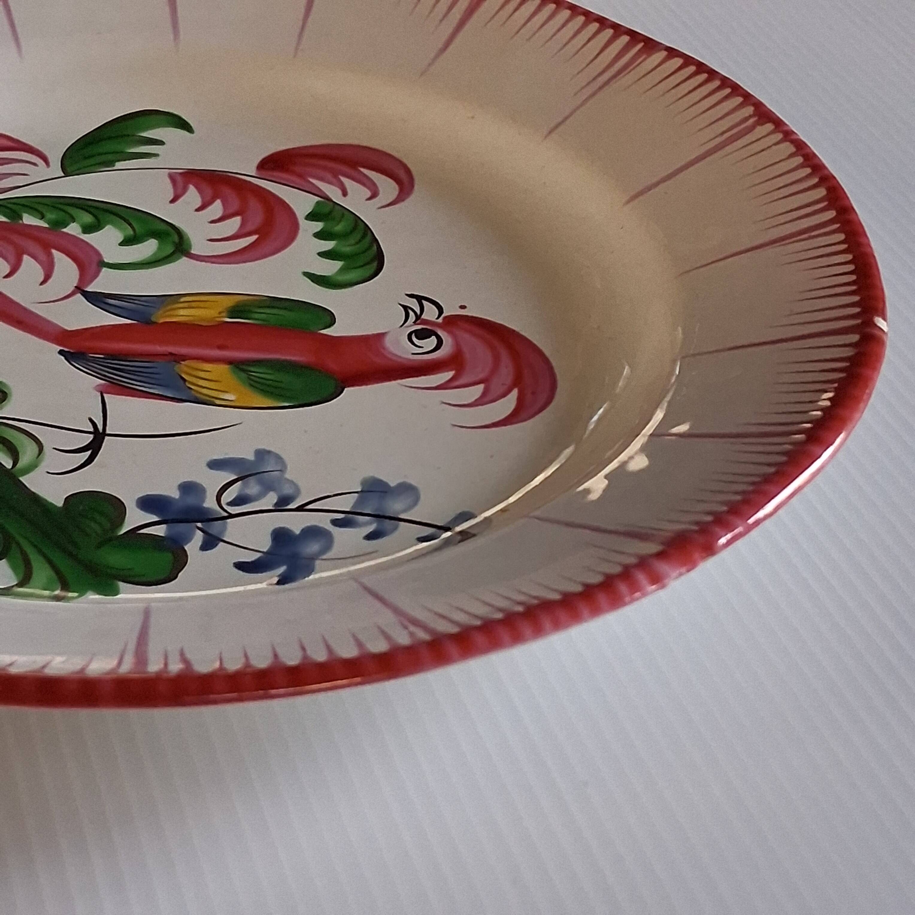 Old earthenware plate from the East / Islettes / St Clément Unmarked in b