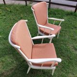 Pair of Baumann Eventail Armchairs - 1980s