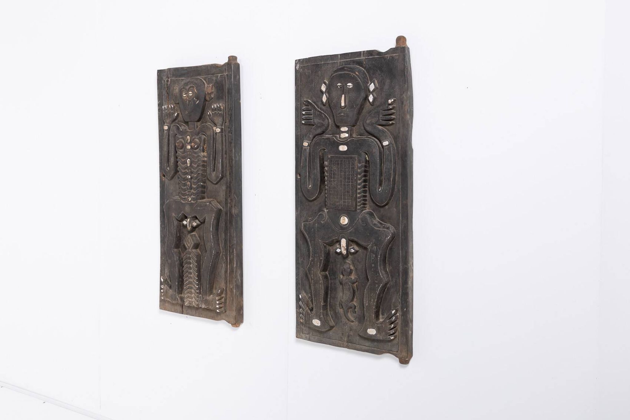 Art africain – Panneaux de bois, milieu du XXe siècle